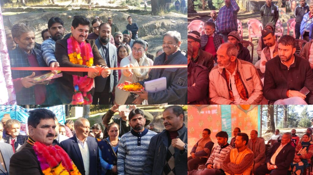 DDC chairman Doda kick starts construction work of WSS Thuba